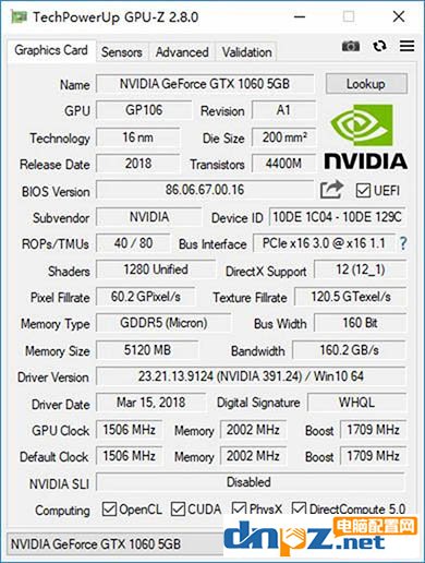 1065和1063哪个好?gtx1060 5g和3g的性能差别