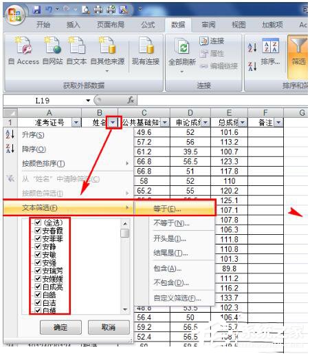 Excel如何把想要的人筛选出来？Excel筛选的方法