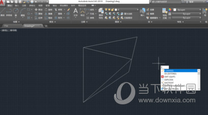 AutoCAD2019删除多余的线