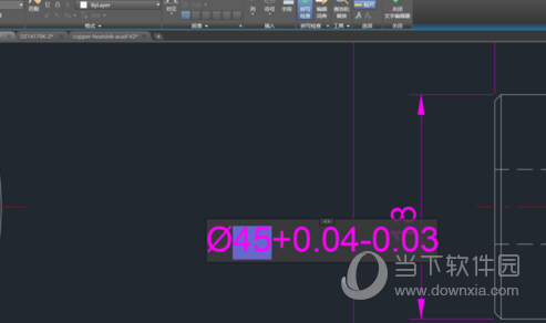 AutoCAD2019标注公差