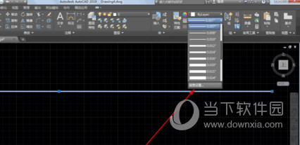 AutoCAD2019关闭线宽