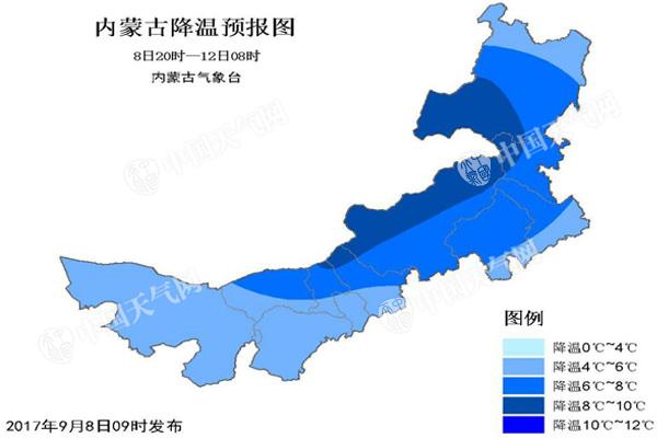 冷空气携大风降雨降温 周末袭击内蒙古