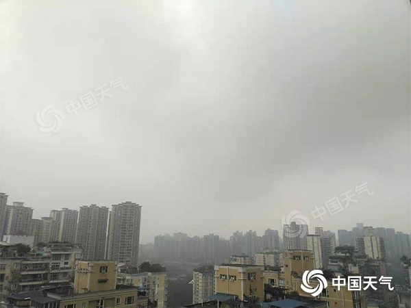 重庆12月来平均气温创近9年同期最低 未来持续阴雨天