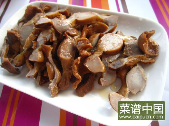 卤水鸡肫