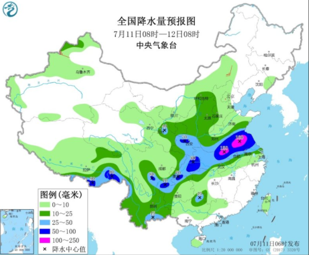 华北地区有暴雨或大雨天气 四川重庆等部分地区将有强降水