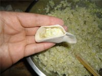 白菜豆腐饺子的做法步骤7