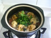 面筋沙锅汤的做法步骤7