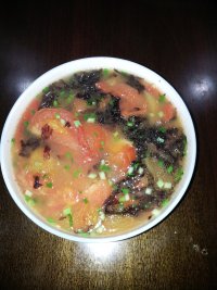 番茄紫菜汤的做法步骤6