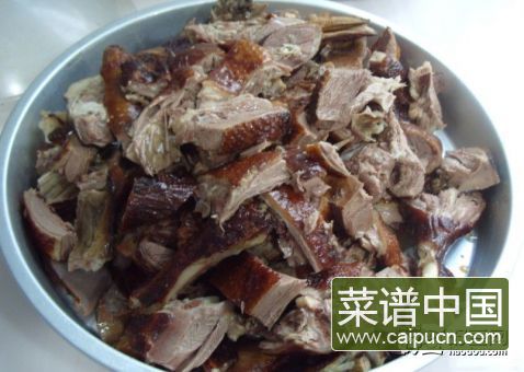 鲜美烧鹅肉