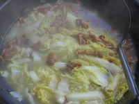 滑子菇炖白菜的做法步骤7