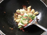 干锅菜花的做法步骤10