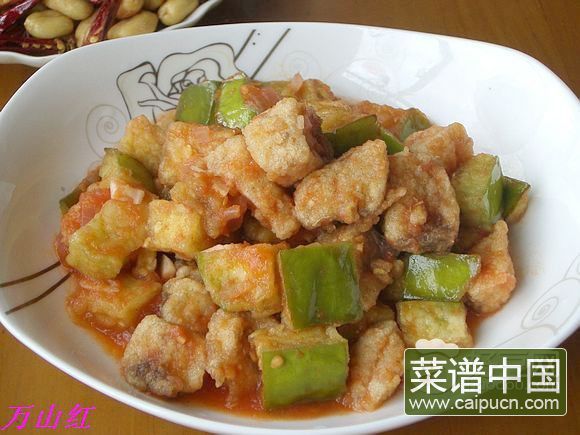 茄子黑鱼丁