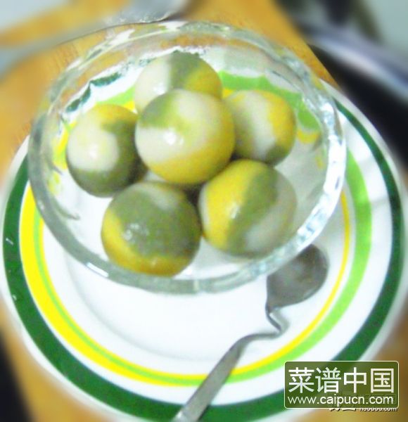 三色汤圆