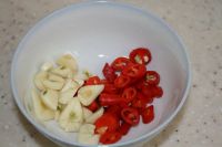 香炒花菜的做法步骤3