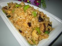 辣椒香菇炒饭的做法步骤10