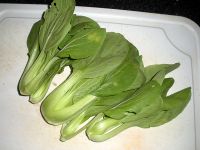 鲜香菇油菜挂面汤的做法步骤2