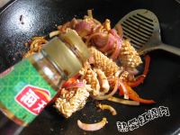 辣炒鱿鱼卷的做法步骤8