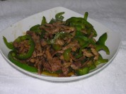 青椒炒肉丝的做法步骤6