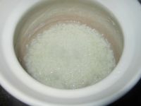 油菜榨菜白米粥的做法步骤4