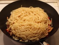 蘑菇鸡肉意面的做法步骤17
