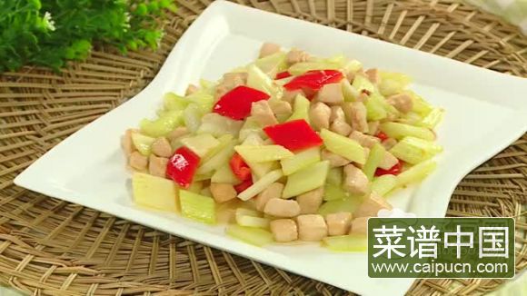 西芹鸡丁