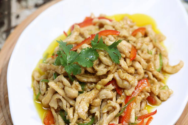 双椒鸡丝的做法 双椒鸡丝怎么做