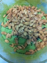 抹茶芝麻牛轧糖的做法步骤9