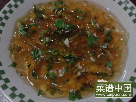 凉拌鲜海蜇