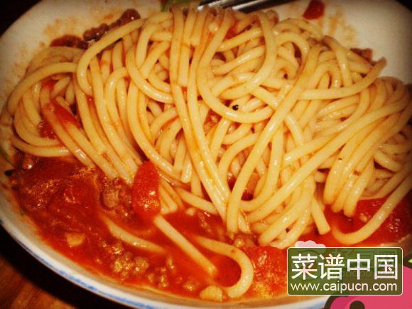 茄汁肉酱意粉