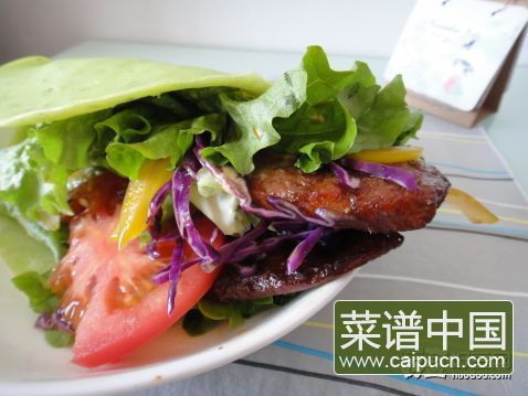 五色鸡肉卷
