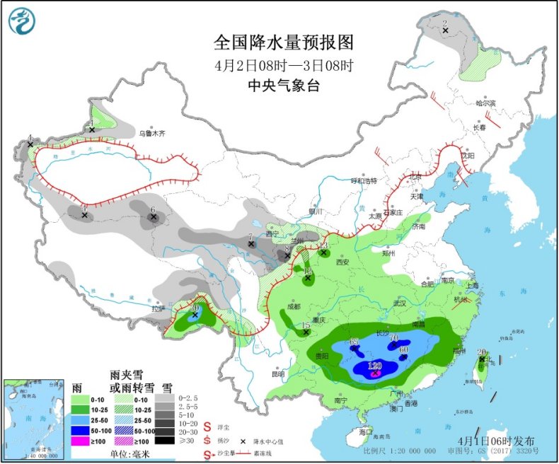 未来三天全国天气预报