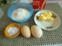 巧克力、沙拉酱泡芙的做法步骤1