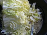 滑子菇炖白菜的做法步骤5