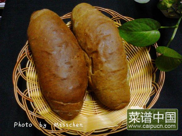 黑芝麻面包