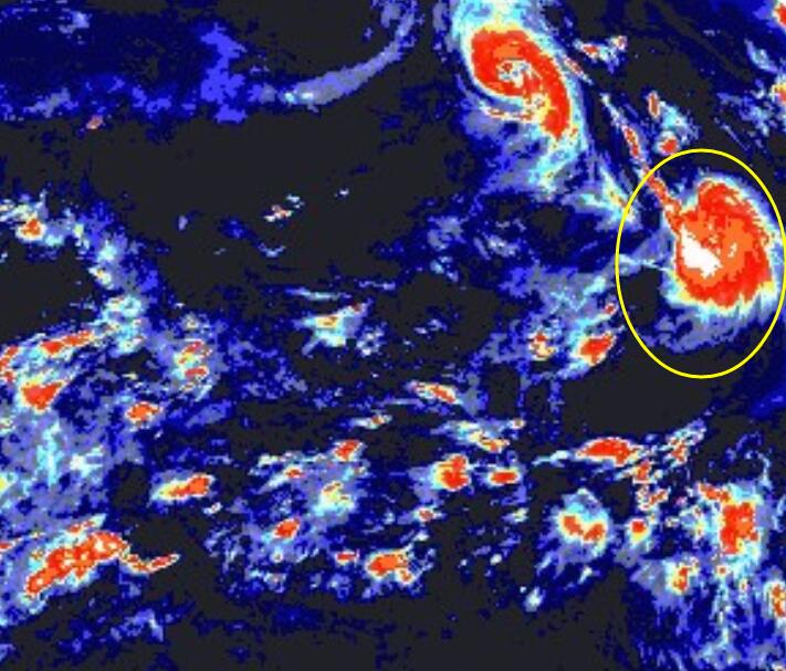 台风路径实时发布系统卫星云图10号  台风海神最新超清云图实况