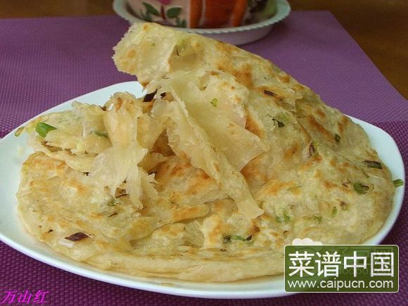 鸡油香葱饼