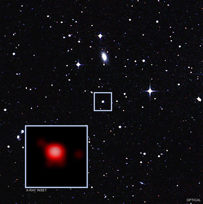 距离地球约2.5亿光年处GSN 069星系超大质量黑洞 一日吃三餐每餐吸4个月球