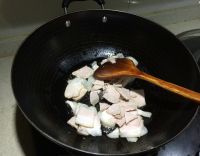 四季豆炒回锅肉的做法步骤3