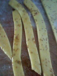 粘玉米面小麻花的做法步骤6