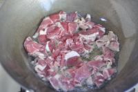 干锅孜然羊肉花菜的做法步骤6