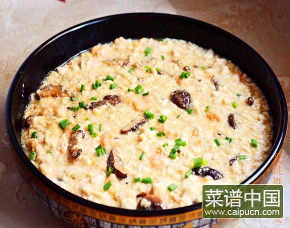 香菇虾仁豆腐羹