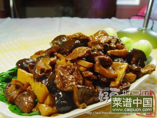 香菇烧面筋