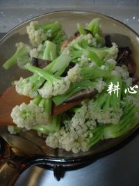 香菇炒松花菜的做法步骤14