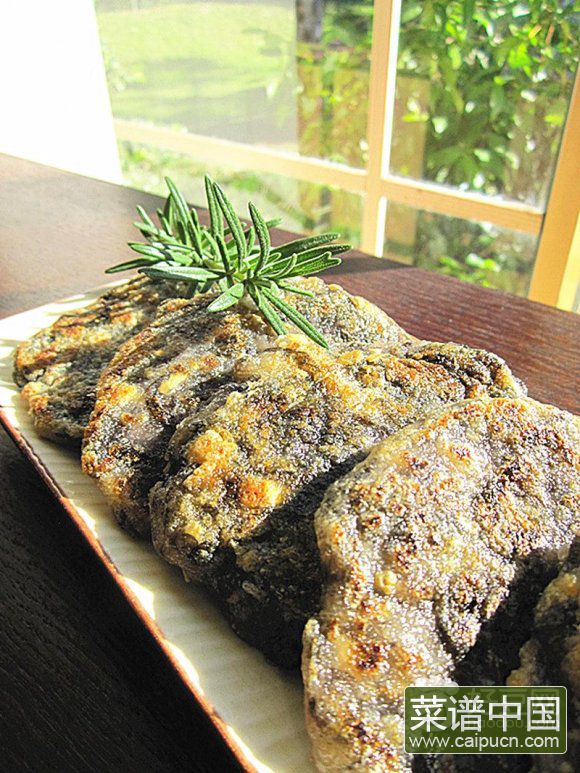 紫菜鱼肉豆腐饼