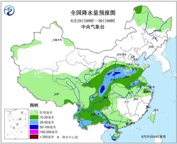 冷空气南下【山西河南】有暴雨 江南高温消退