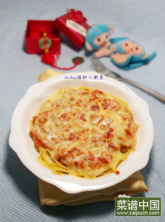 芝士肉酱焗意粉