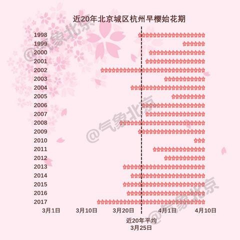 北京气温渐升将迎樱花季 第一朵早樱何时绽放？