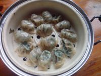 虾米韭菜蒸饺的做法步骤14