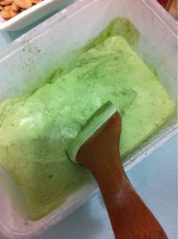 抹茶芝麻牛轧糖的做法步骤4