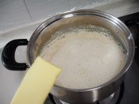 三色豆腐浓汤的做法步骤7
